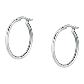 Earrings a Circle - Creole Silver, ⌀25mm