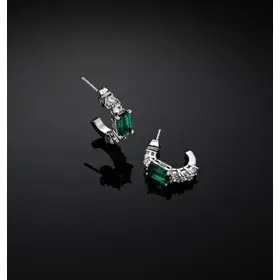 Orecchini Chiara Ferragni Brand Emerald - J19AWJ15