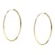 Earrings a Circle - Creole Gold, ⌀22mm