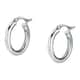 Earrings a Circle - Creole Silver, ⌀20mm