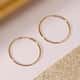 Earrings a Circle - Creole Gold, ⌀35mm