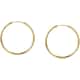 Earrings a Circle - Creole Gold, ⌀30mm