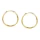 Earrings a Circle - Creole Gold,  ⌀16mm