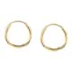 Earrings a Circle - Creole Gold, ⌀12mm