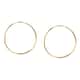 Earrings a Circle - Creole Gold, ⌀22mm
