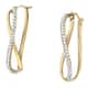 Earrings a - Creole Gold, ⌀12x27mm