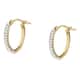 Earrings a Circle - Creole Gold, ⌀10x15mm