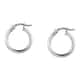 Earrings a Circle - Creole Silver, ⌀15mm