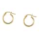 Earrings a Circle - Creole Gold, ⌀12mm