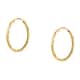 Earrings a Circle - Creole Gold, ⌀14mm