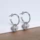 Earrings a Circle - Creole Silver, ⌀20mm