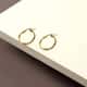 Earrings a Circle - Creole Gold, ⌀15mm