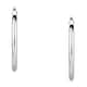 Earrings a Circle - Creole Silver, ⌀40mm