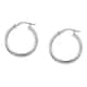 Earrings a Circle - Creole Silver, ⌀25mm