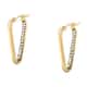 Earrings a Circle - Creole Gold, ⌀12x23mm
