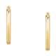 Earrings a Circle - Creole Gold, ⌀12x23mm
