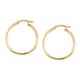 Earrings a Circle - Creole Gold, ⌀40mm