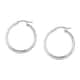 Earrings a Circle - Creole Silver, ⌀30mm