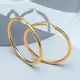 Earrings a Circle - Creole Gold, ⌀40mm